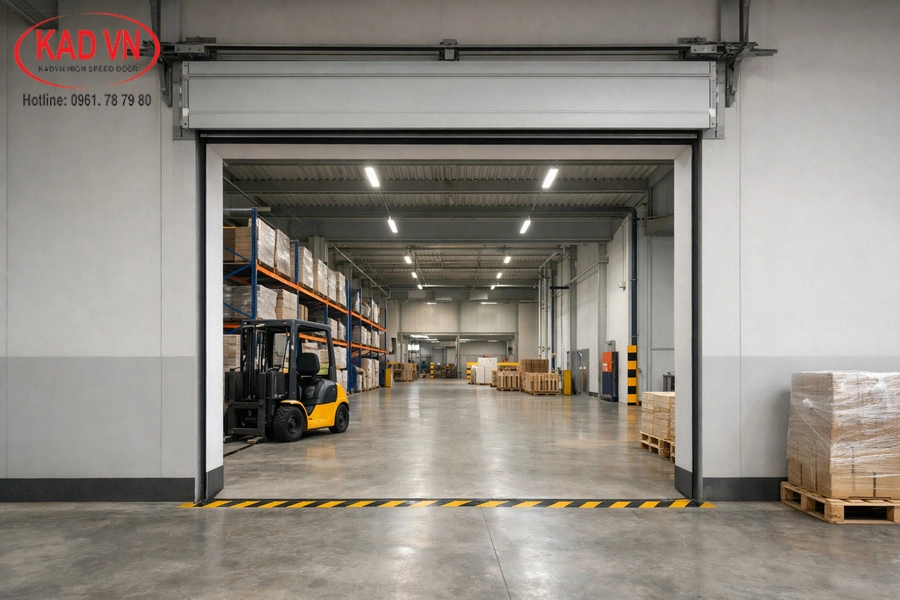 Kích thước lỗ mở cửa cuốn nhanh