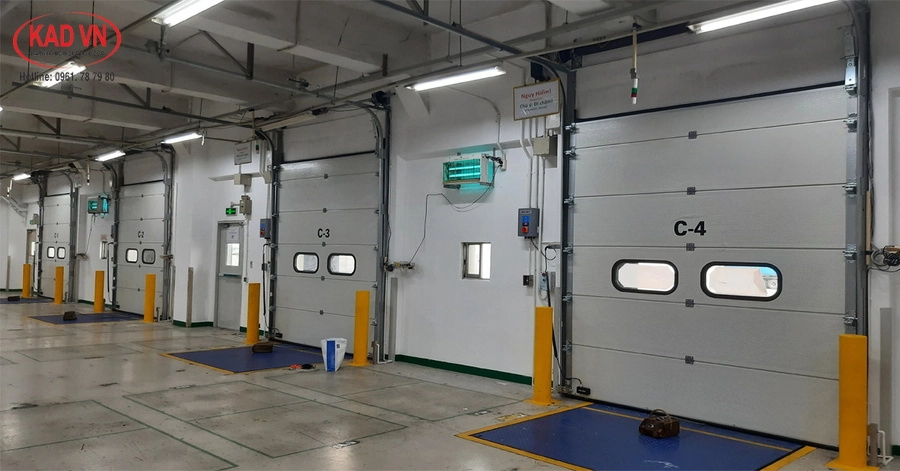 Cửa cuốn nhanh trượt trần