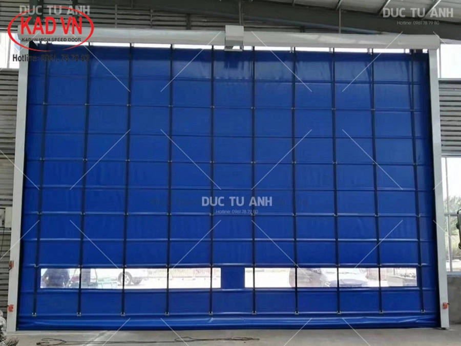 Vì sao nên lắp đặt cửa cuốn nhanh công nghiệp nhà xưởng