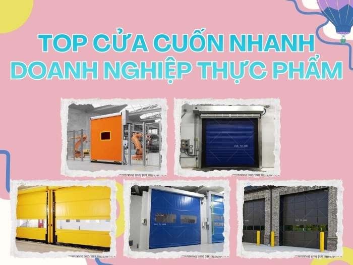 Top mẫu cửa cuốn nhanh cho doanh nghiệp thực phẩm