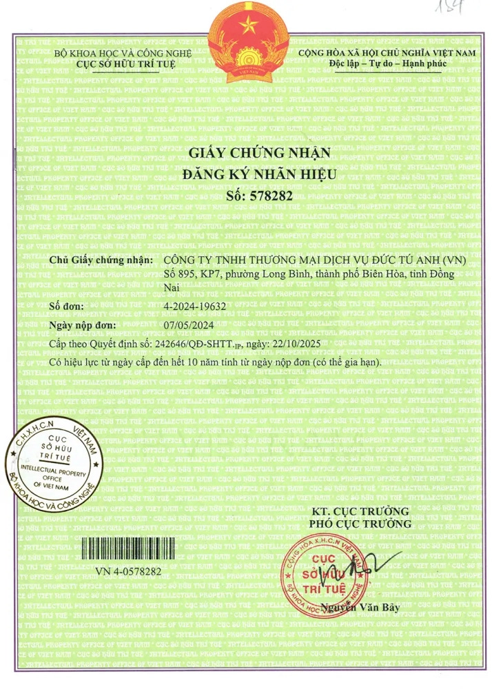 Chứng nhận bản quyền